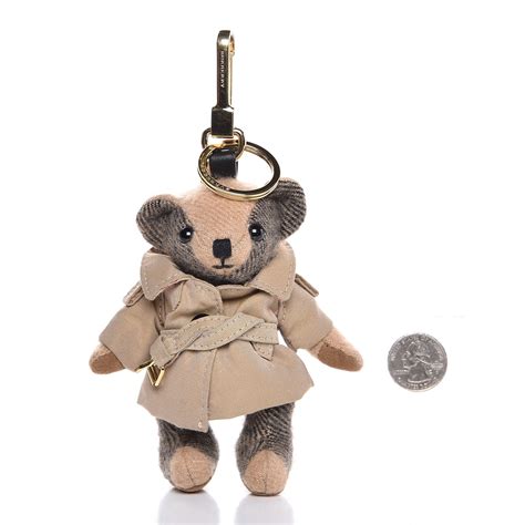 burberry teddy bear keychain|Burberry thomas bear charm.